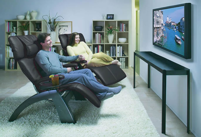 Picture of The Perfect Chair used in a home theatre setting